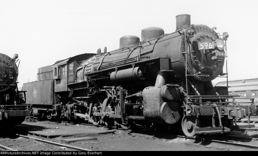 MILW 2-8-2 #596 - Milwaukee Road